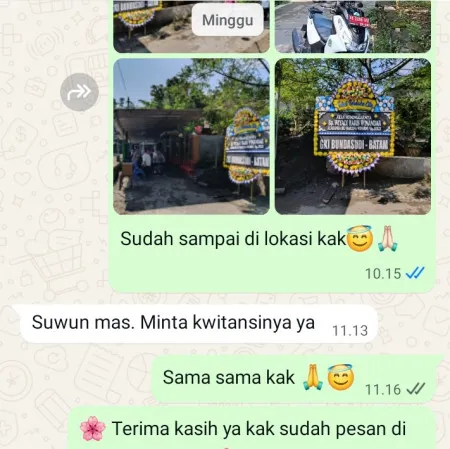 Pengiriman Papan Bunga Duka Soka Karangdowo
