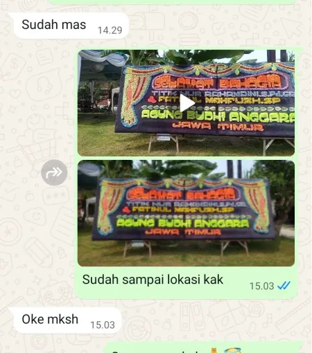 Pengiriman Papan Bunga Soka Karangdowo