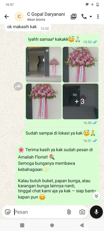Pengiriman Karangan Bunga Soka Karangdowo