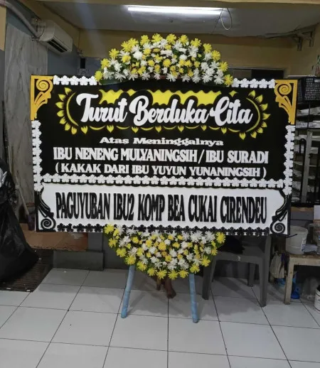 Papan Bunga Duka Soka Karangdowo
